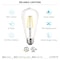 Luxrite ST19 LED Edison Light Bulbs 8W 75W Equivalent 800LM 4000K Cool White Dimmable E26 Base, 6PK LR21653-6PK - alternate 7